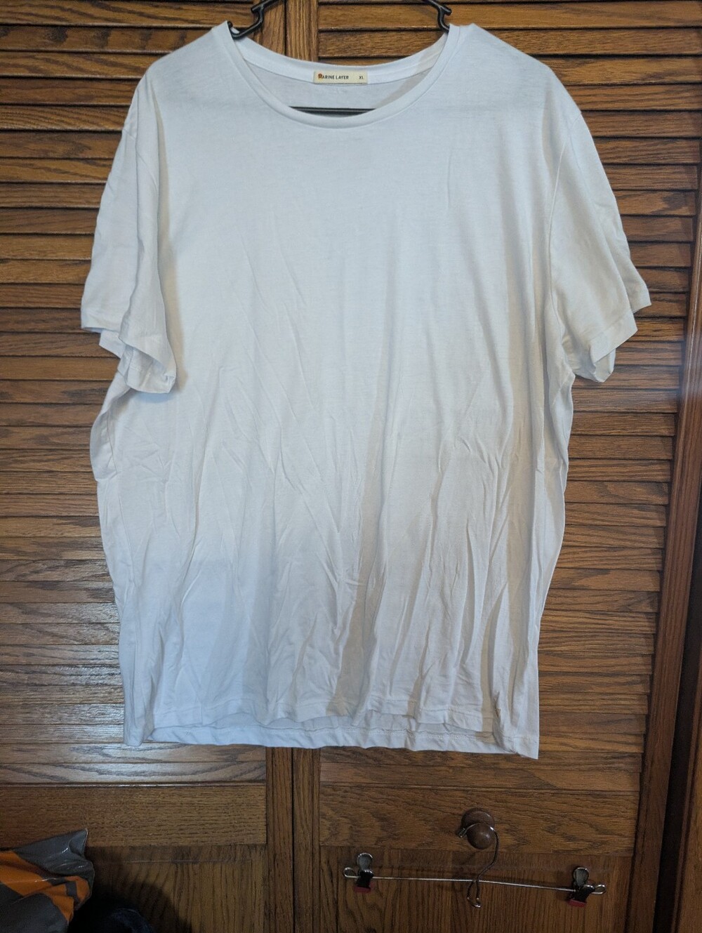 Marine Layer NWOT White Tee Shirt‎ Unisex Size XL